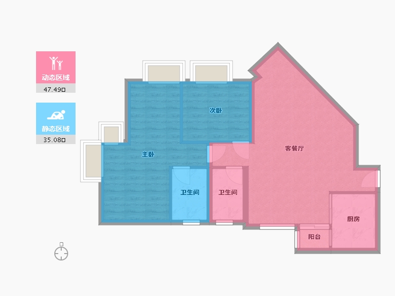 广东省-深圳市-云峰花园-150.00-户型库-动静分区