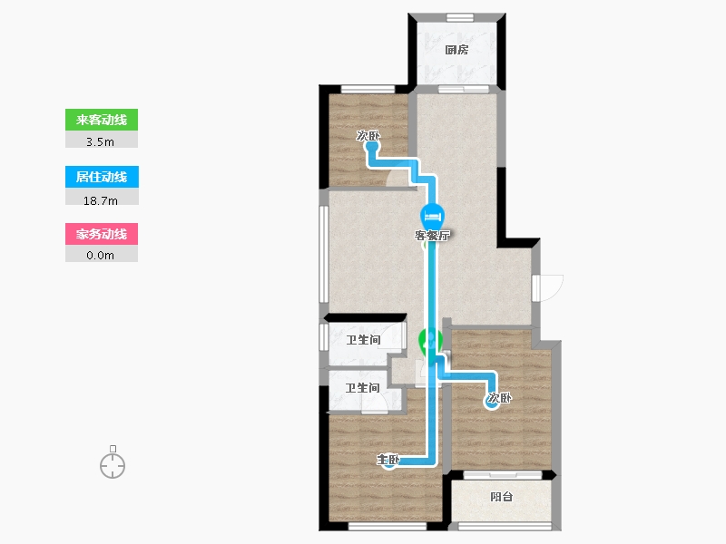 山东省-威海市-城建壹号-89.00-户型库-动静线