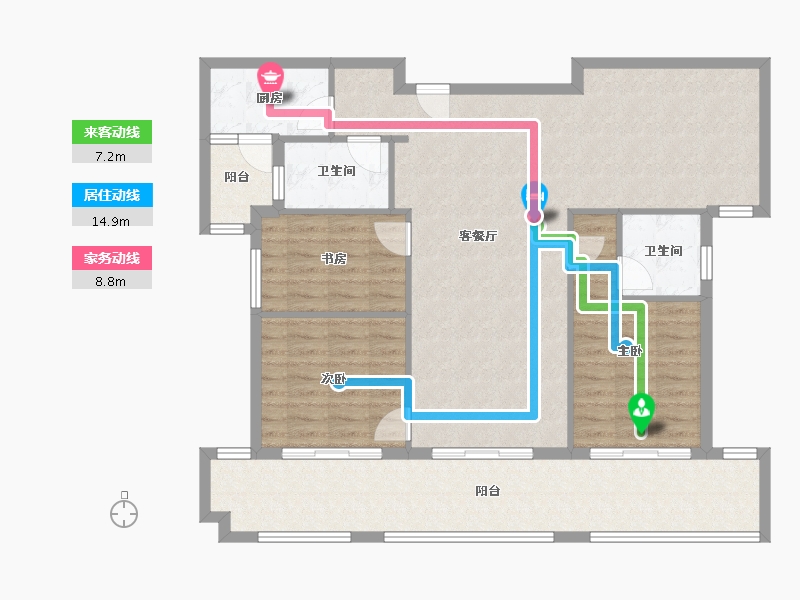 贵州省-遵义市-大中华白酒交易中心-116.01-户型库-动静线