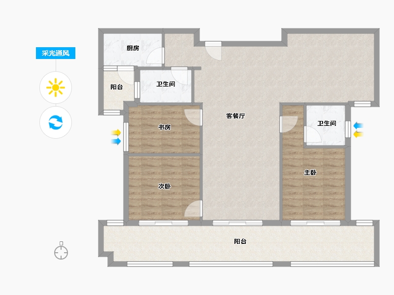 贵州省-遵义市-大中华白酒交易中心-116.01-户型库-采光通风