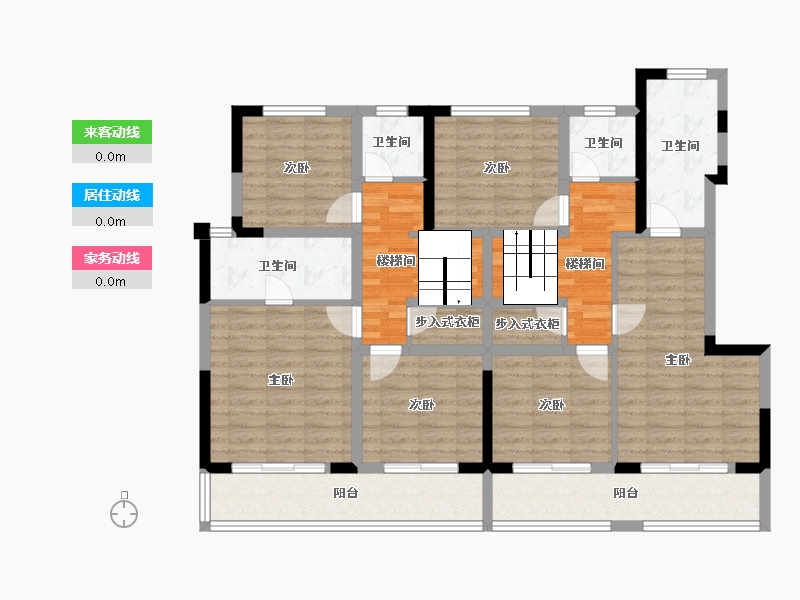 陕西省-西安市-招商央畔-120.00-户型库-动静线