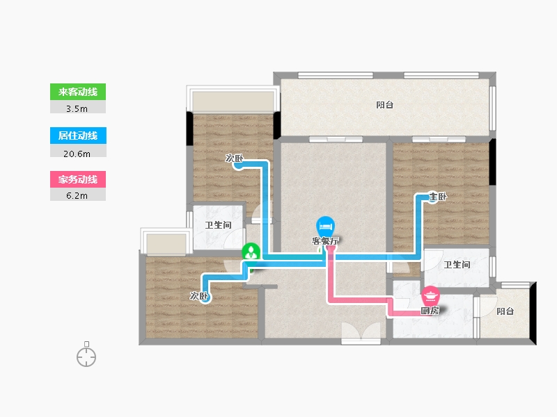 四川省-德阳市-中恒国际社区-110.00-户型库-动静线