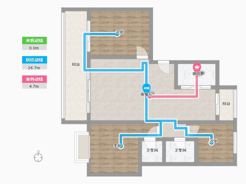 河南省-开封市-天时湾-93.00-户型库-动静线