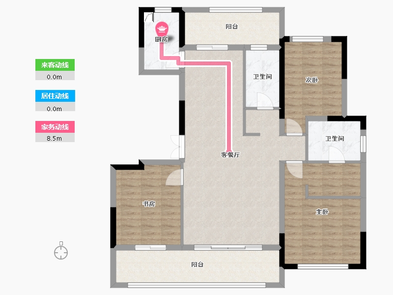 河南省-郑州市-招商公园1872-115.33-户型库-动静线