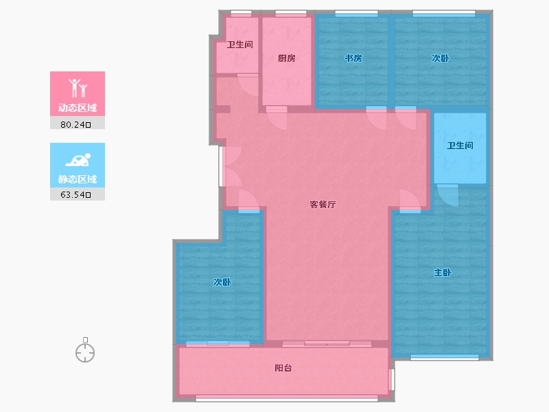 北京-北京市-壹号-150.00-户型库-动静分区