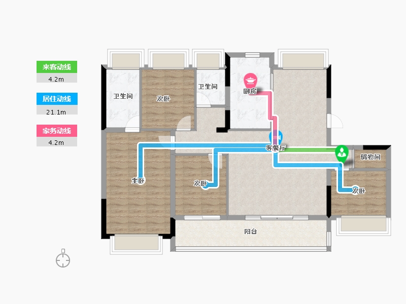 江苏省-镇江市-融创·京源里-114.40-户型库-动静线