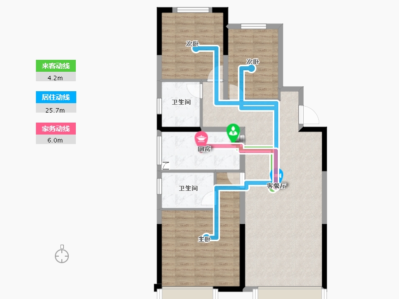 陕西省-西安市-紫云府学宸-92.21-户型库-动静线