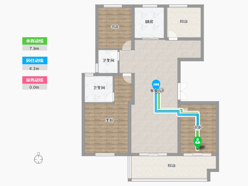 江苏省-镇江市-天怡·紫宸-113.60-户型库-动静线