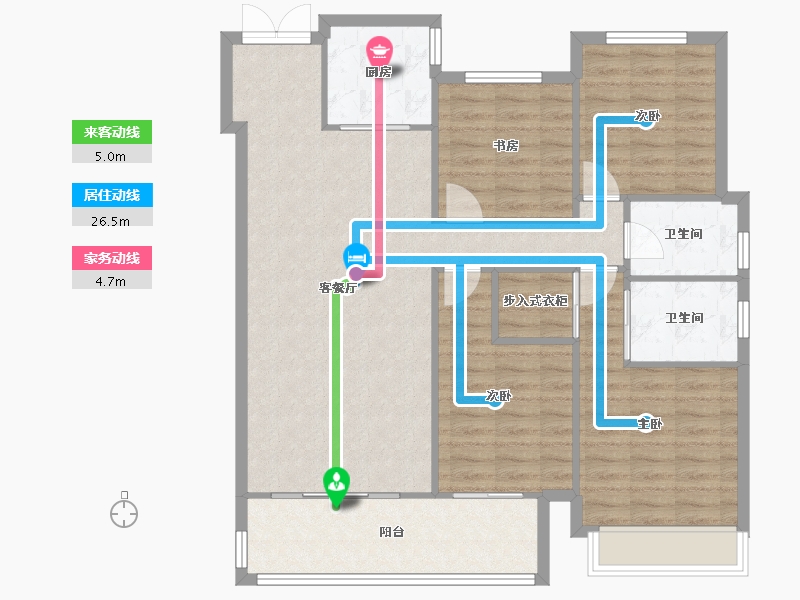 山东省-青岛市-佳源华府-145.00-户型库-动静线