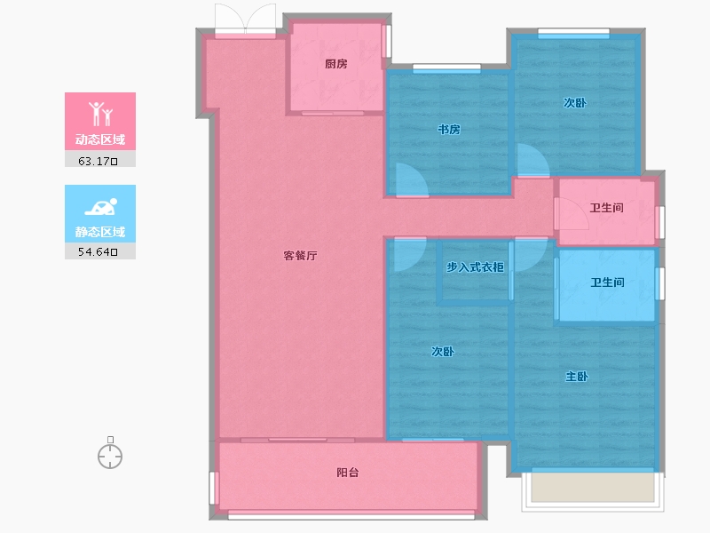 山东省-青岛市-佳源华府-145.00-户型库-动静分区