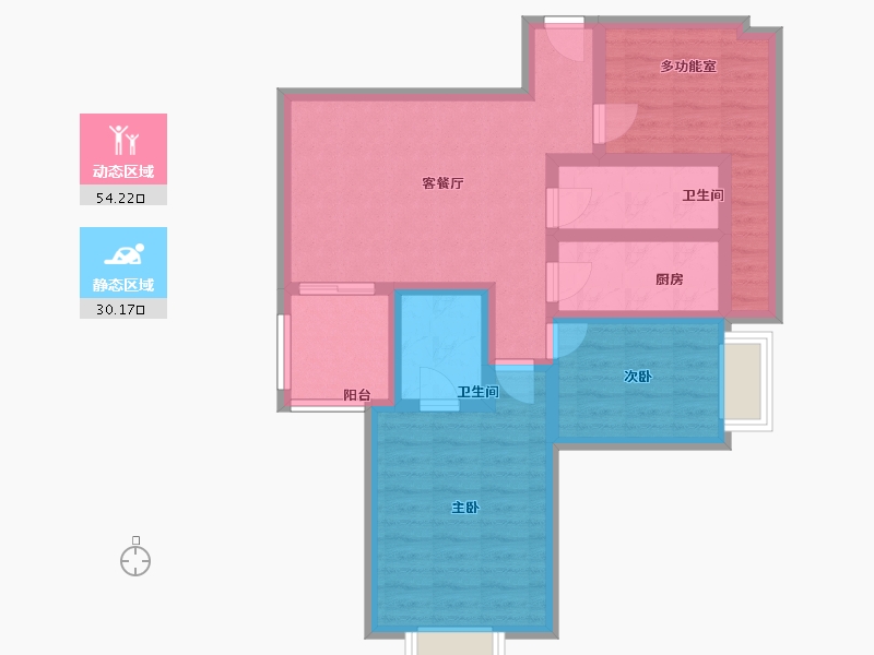 贵州省-遵义市-新苑小区-95.00-户型库-动静分区