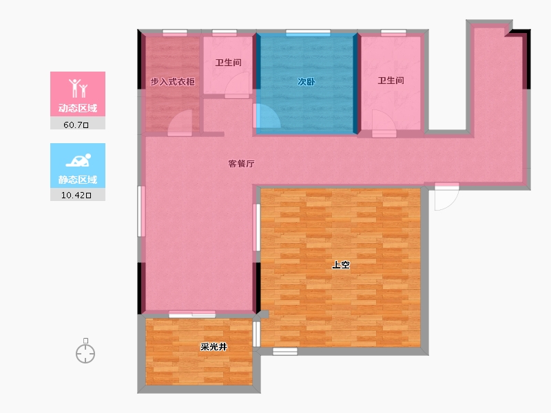 江苏省-苏州市-春江泊月-130.00-户型库-动静分区