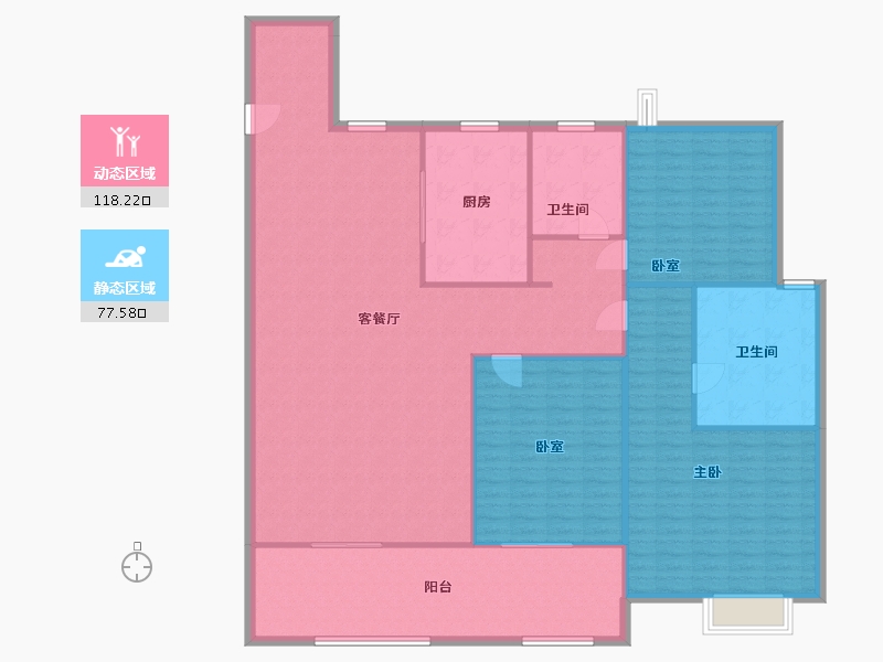 江西省-南昌市-银河城-水悦湾一区-183.24-户型库-动静分区