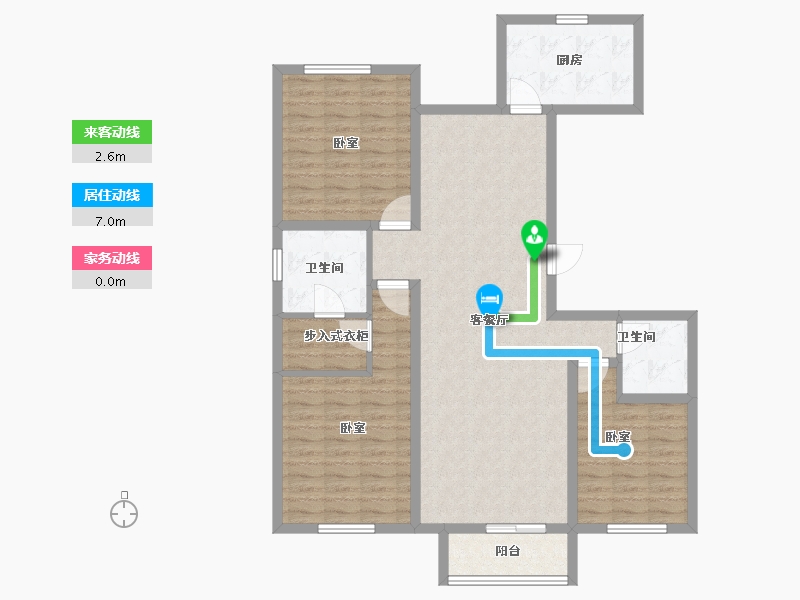 陕西省-榆林市-桃林书院-99.00-户型库-动静线