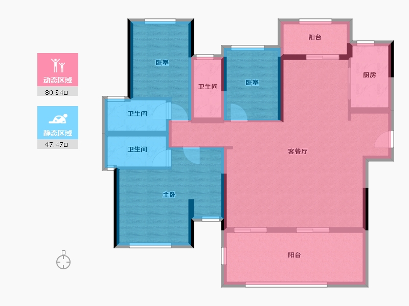 广东省-江门市-海悦东晟-114.12-户型库-动静分区