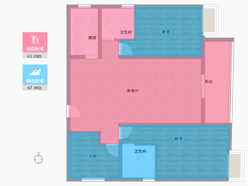 河南省-信阳市-凤凰春晓苑-93.00-户型库-动静分区