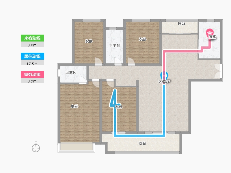 河南省-周口市-盛世豪门-170.00-户型库-动静线