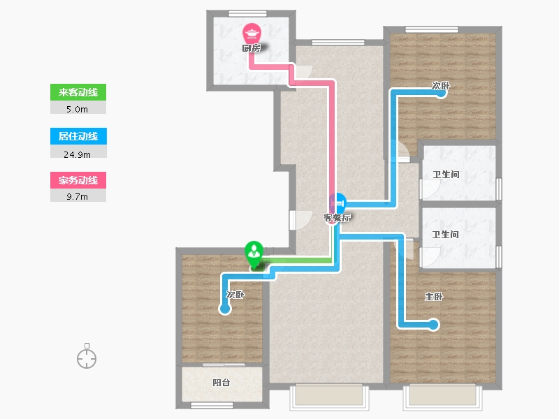 山东省-菏泽市-印象郓州-136.00-户型库-动静线