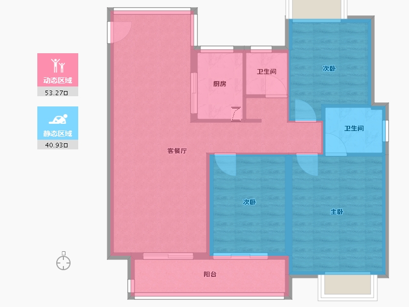 江西省-赣州市-高档小区-108.00-户型库-动静分区