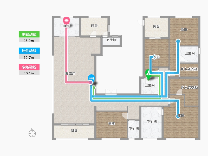 浙江省-温州市-多弗绿城·翠湖里-220.00-户型库-动静线