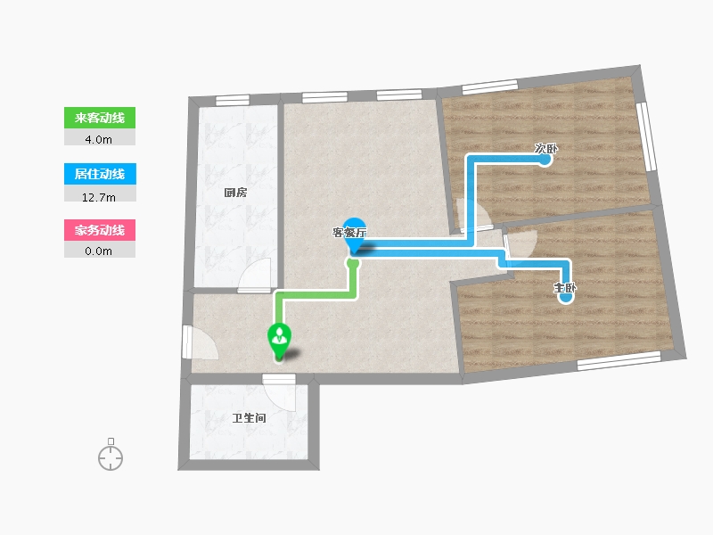 北京-北京市-后现代城-73.05-户型库-动静线