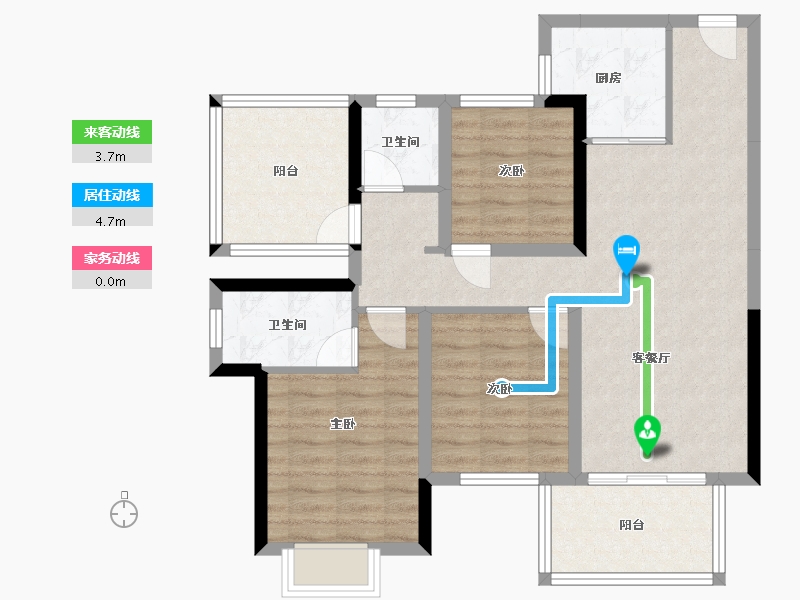 广西壮族自治区-南宁市-保利领秀前城-107.90-户型库-动静线