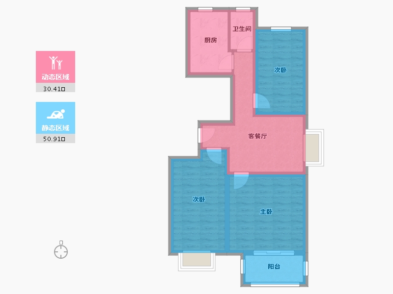 河北省-邢台市-港达国际-76.00-户型库-动静分区