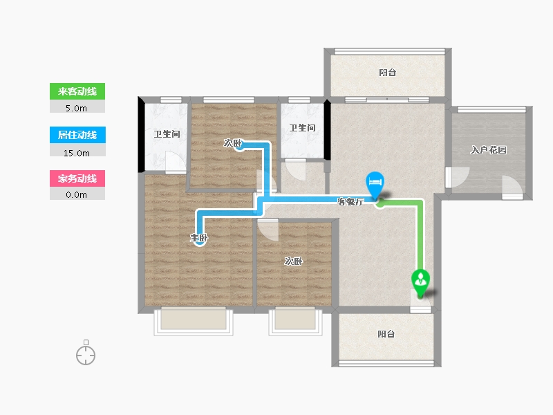 广西壮族自治区-桂林市-远峰新天地-102.00-户型库-动静线