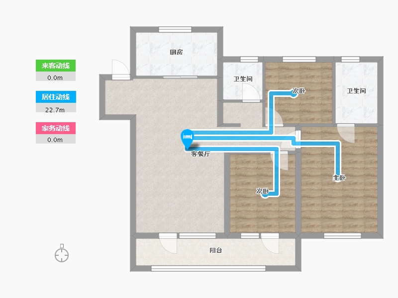 山东省-济南市-力高未来城-95.00-户型库-动静线