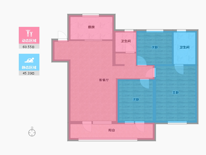 山东省-济南市-力高未来城-95.00-户型库-动静分区