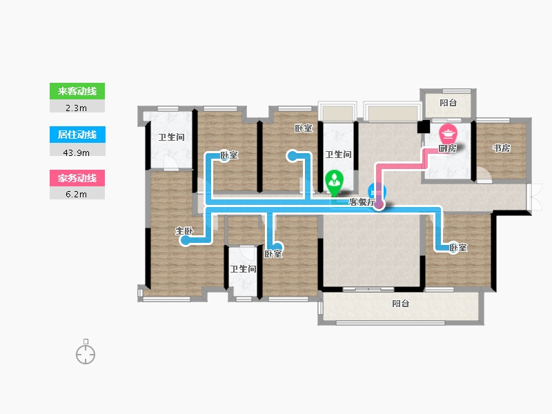 广东省-深圳市-宝牧大楼-172.00-户型库-动静线