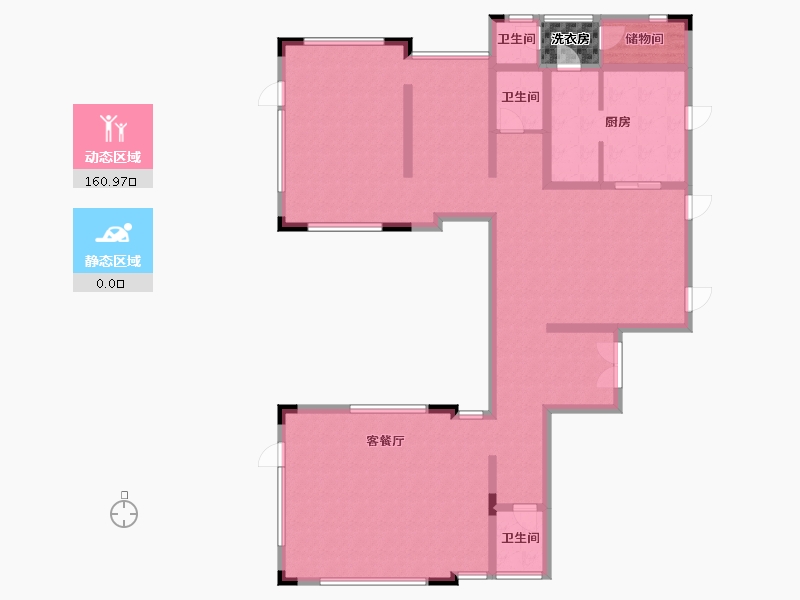 上海-上海市-湖畔佳苑-二期-400.00-户型库-动静分区