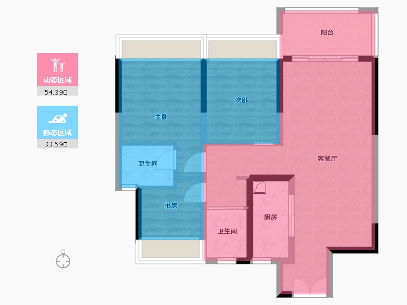 河南省-许昌市-恒达澜郡-78.00-户型库-动静分区