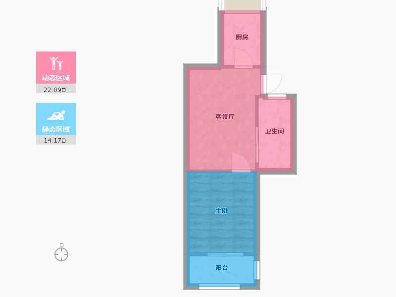 安徽省-合肥市-胜利新村-北区-32.90-户型库-动静分区