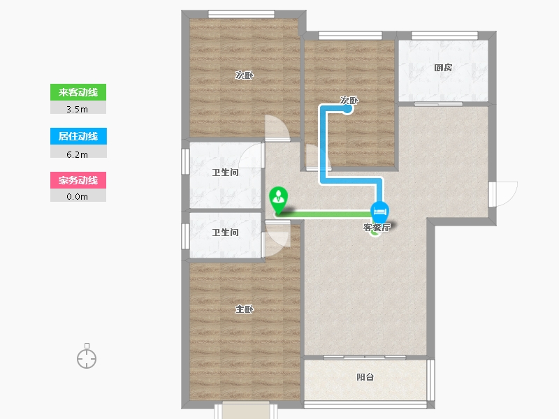 河南省-许昌市-唐宁湾-91.00-户型库-动静线