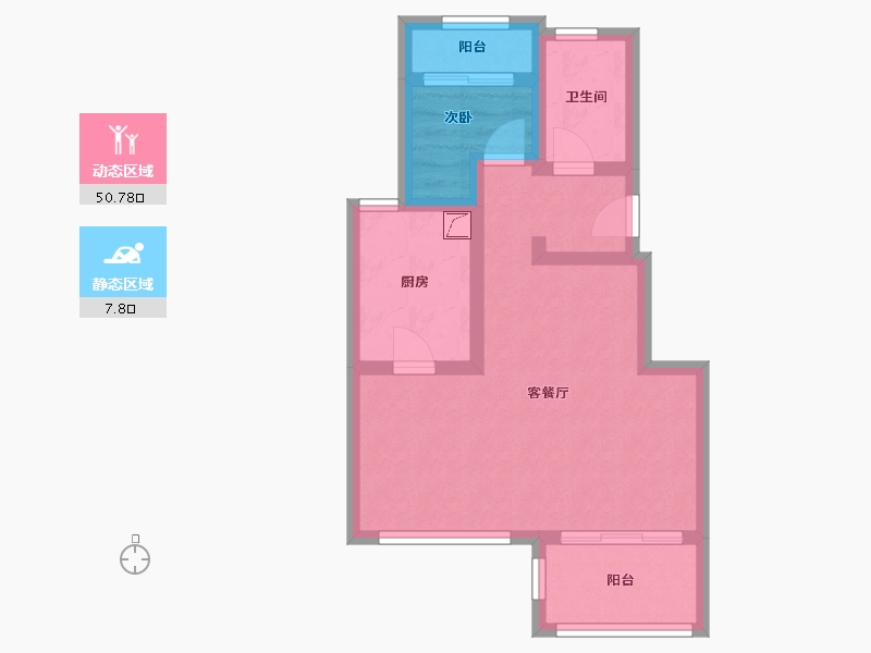 上海-上海市-海月四季-119.00-户型库-动静分区