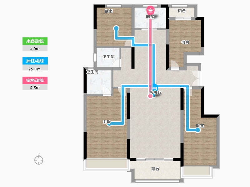 河南省-郑州市-路劲九郡仁和园-123.45-户型库-动静线