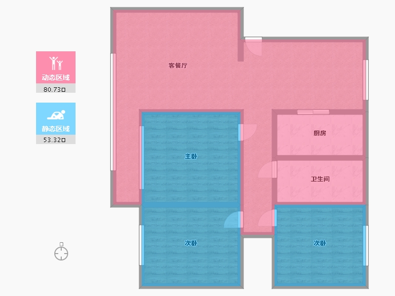 河南省-周口市-阳光花园-120.00-户型库-动静分区