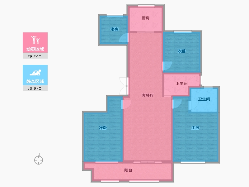 河南省-开封市-鼎立国际城-115.00-户型库-动静分区