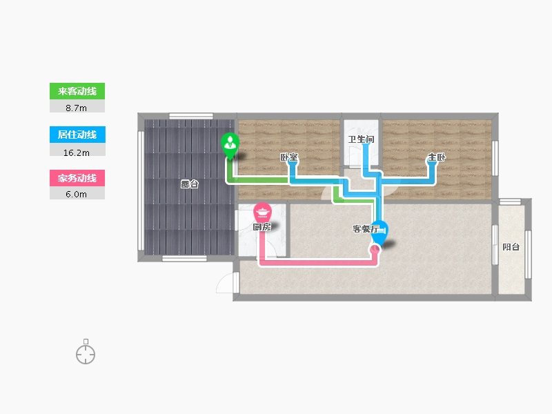 河北省-石家庄市-鼎嘉府邸-89.00-户型库-动静线