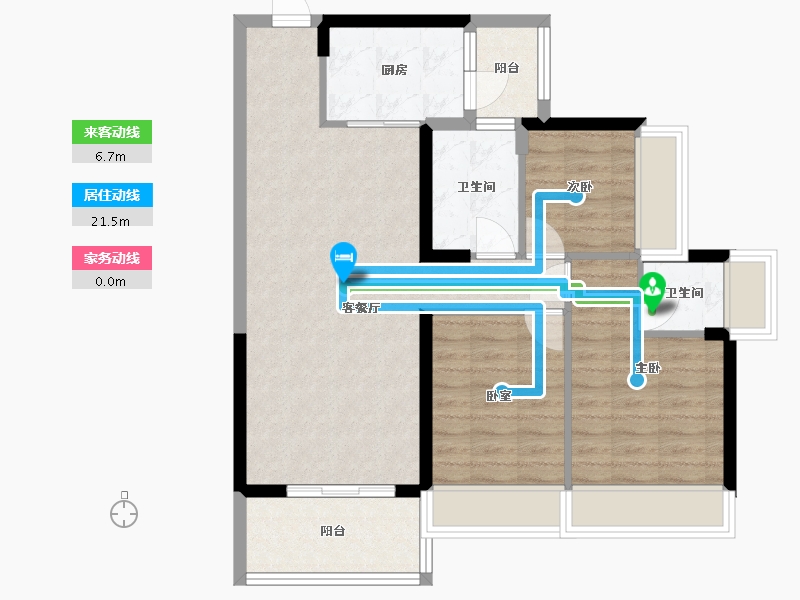 广东省-肇庆市-合富·双城时代-82.14-户型库-动静线