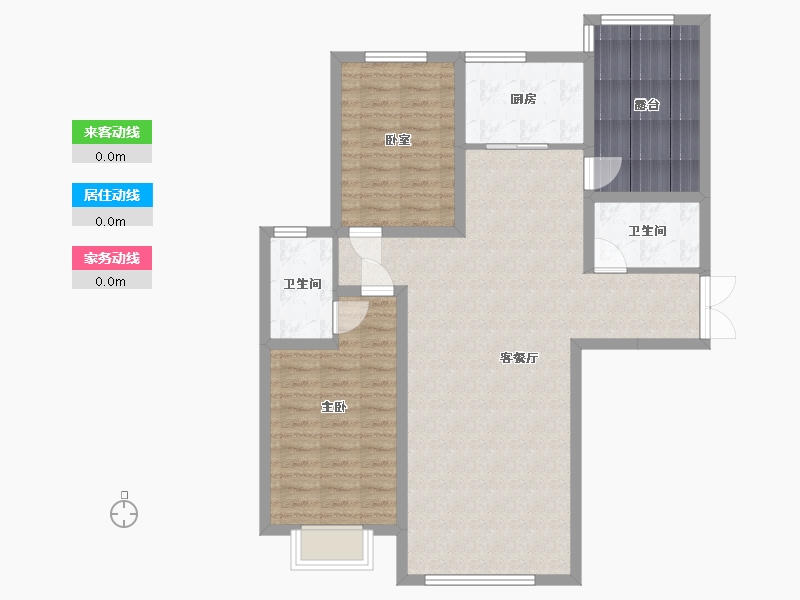 青海省-海东市-森鑫·国际花园-102.00-户型库-动静线