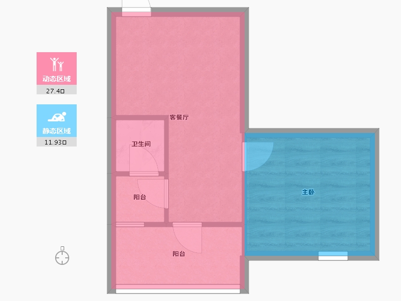 广东省-广州市-荔景华庭-35.00-户型库-动静分区