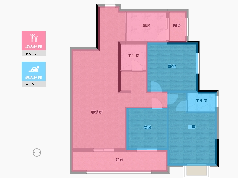 贵州省-安顺市-百里城-115.00-户型库-动静分区