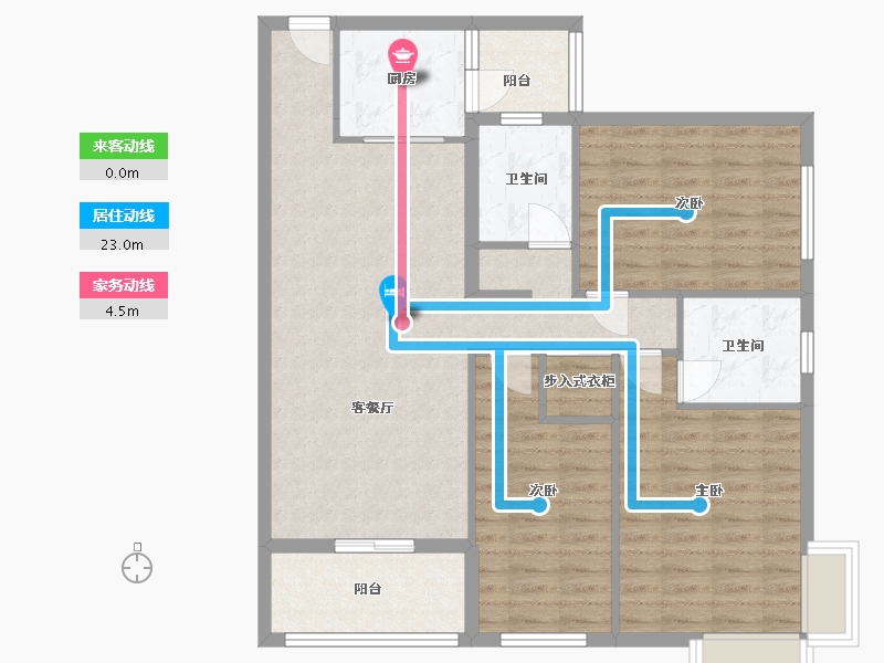 广西壮族自治区-南宁市-民族苑-121.00-户型库-动静线