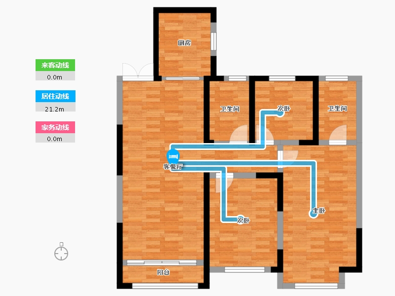 江苏省-宿迁市-富园桃苑-92.02-户型库-动静线