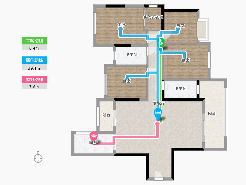 广西壮族自治区-百色市-中讯世纪城-120.00-户型库-动静线