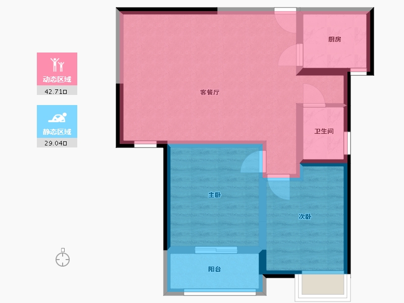 河南省-郑州市-春天-80.00-户型库-动静分区