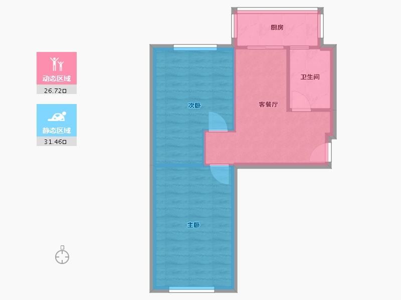 天津-天津市-信昌大楼-东区-49.00-户型库-动静分区