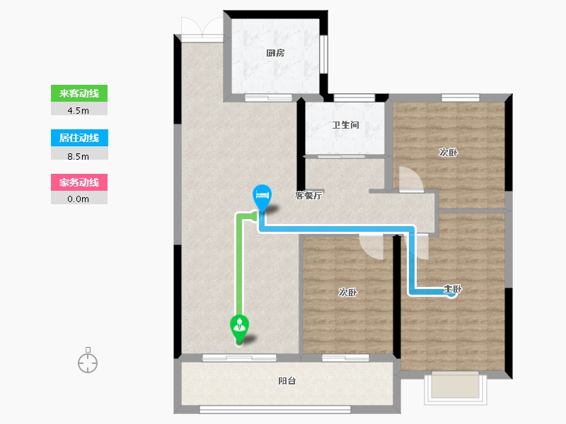 山东省-临沂市-未来城中央公园-100.00-户型库-动静线